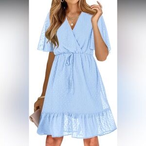 Size Large Kirundo Dress In Light Blue